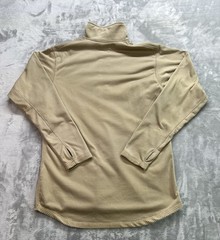 Condor Pullover Mens L Brown Tan Tactical Grid Fleece 1/4 Zip Base Layer Shirt