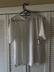Johnnie-O The Course Performance Featherweight T-Shirt White Medium New With Tag