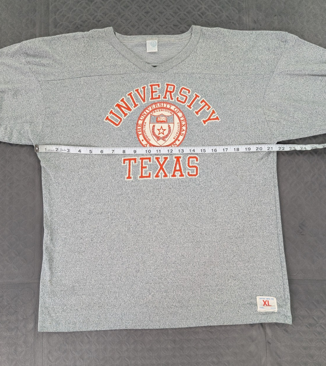 VTG University of Texas Longhorns Shirt Artex 3/4 Sleeve 70s 80s Men Medium/L gallery
