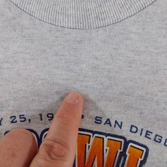 Vintage Pro Player Shirt Mens Medium Tee Broncos Packers Single Stitch USA 90s
