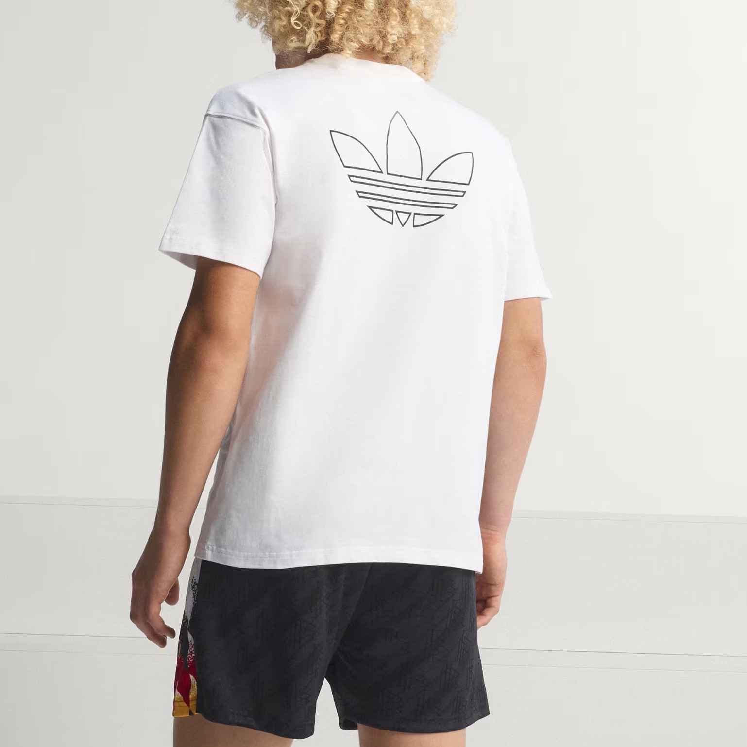 Adidas Originals T Shirts Men's White Crew Neck Moderate KE0086 Size gallery