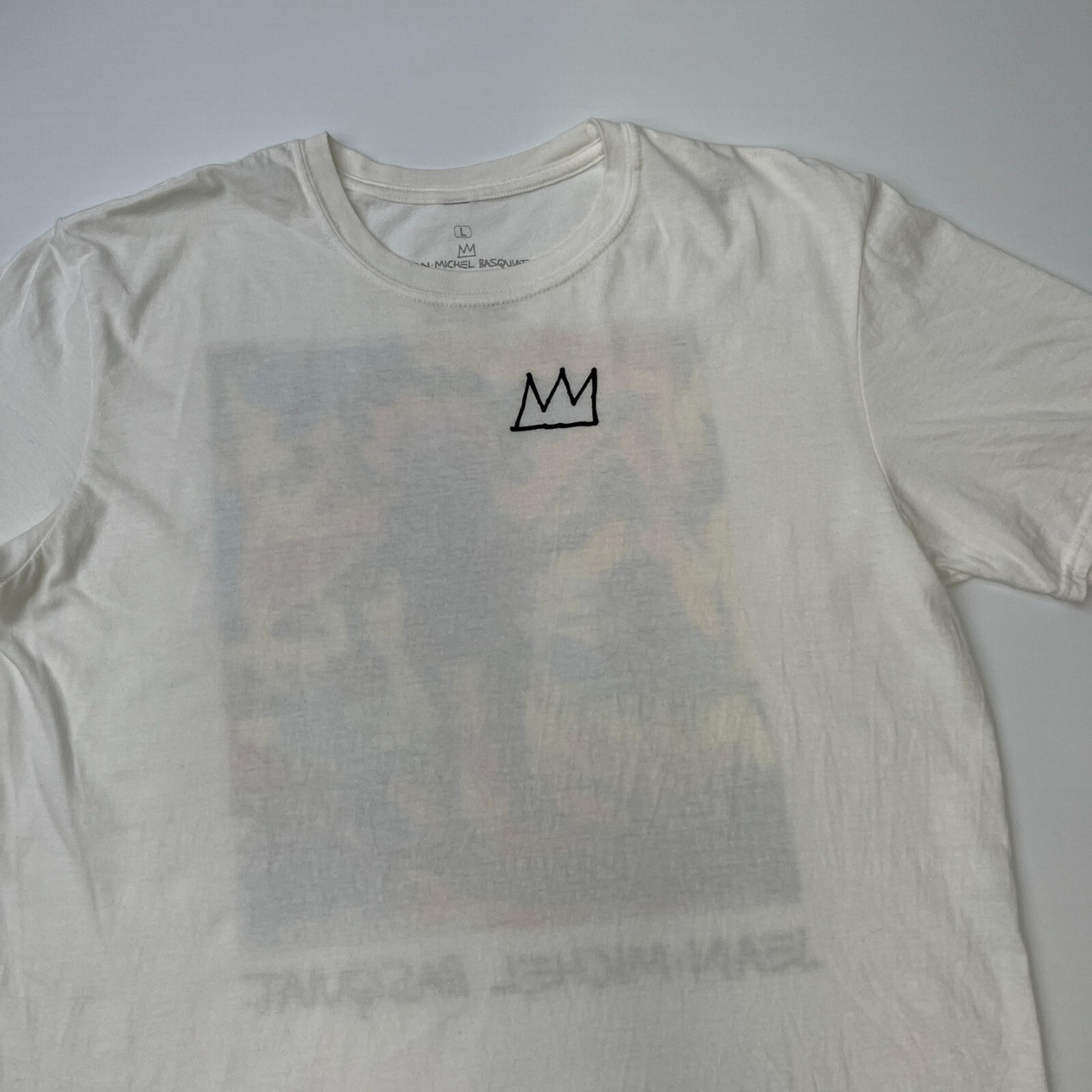 Jean Michel Basquiat Shirt Men Large Art Fishing Robot Retro Work Party Core Go gallery
