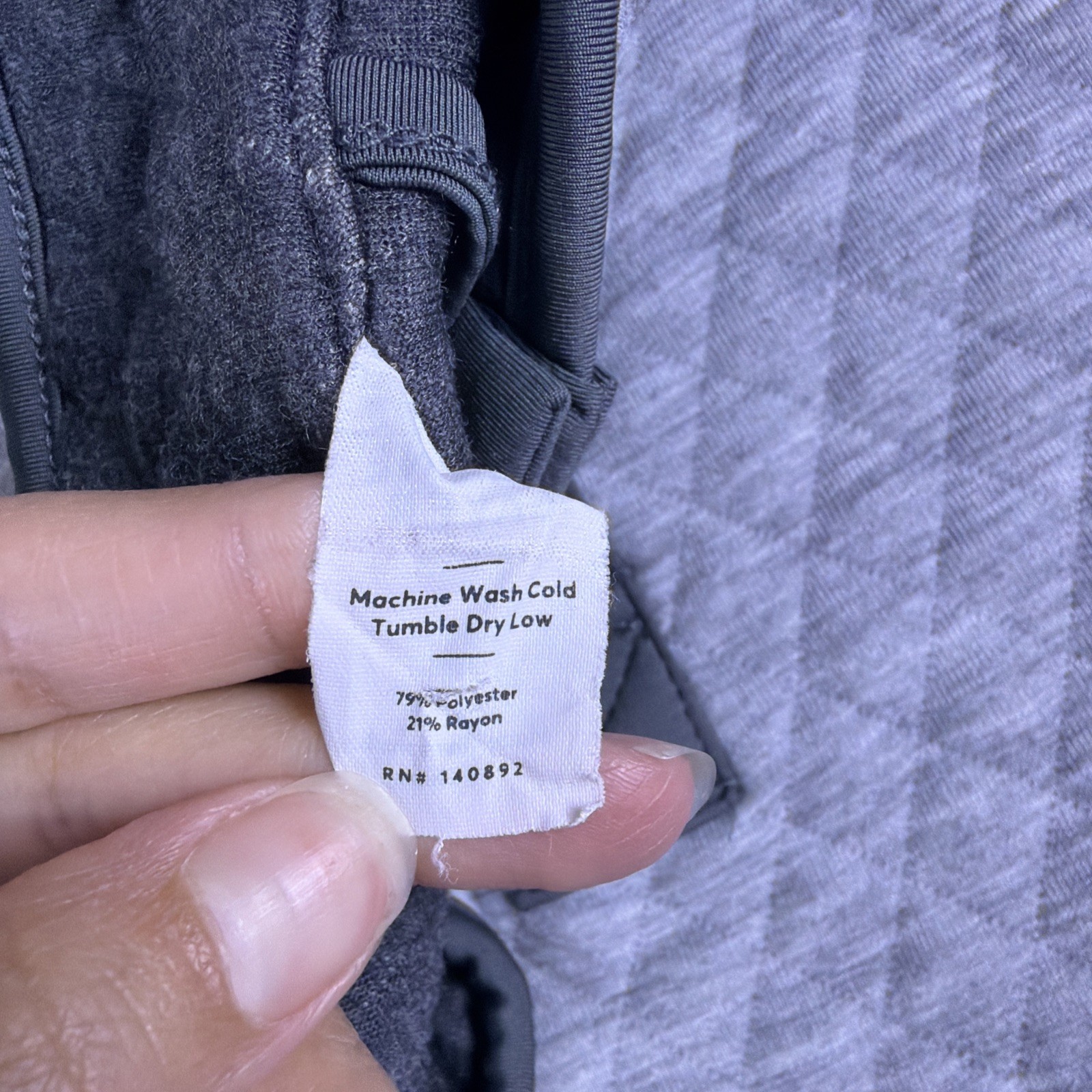 Marine Layer Crobet Pullover Mens Medium Charcoal Gray Snap Quilted Reversible gallery