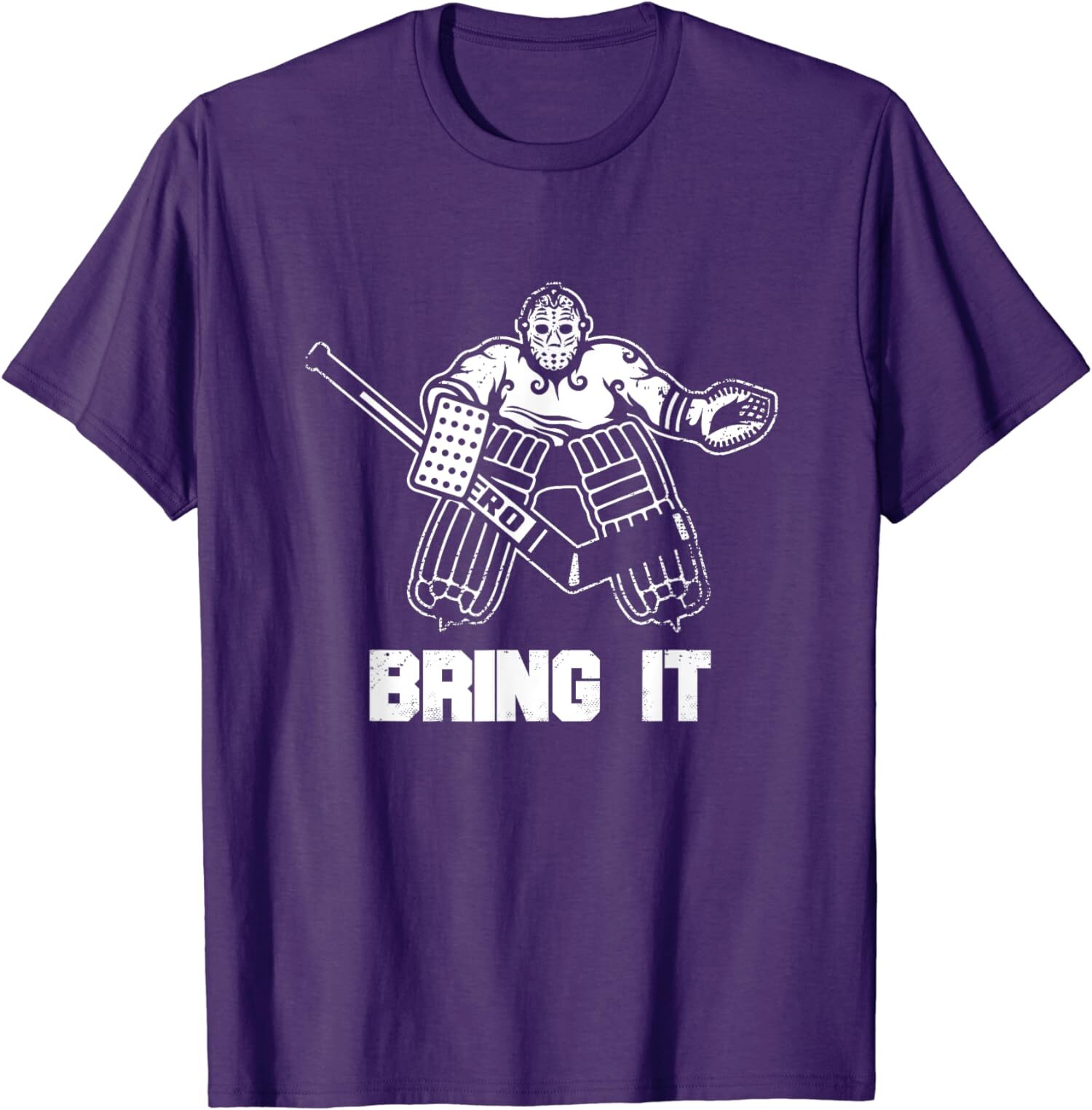 Funny Ice Hockey Player Gift Goalie Apparel Graphic T-Shirt gallery