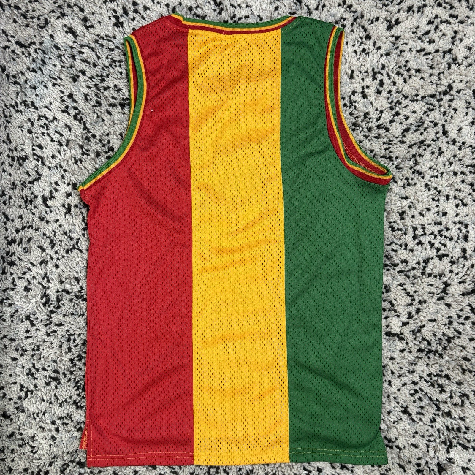 ETHIOPIA Flag Colors Mesh Tank Top Jersey Rasta Reggae Unisex Streetwear gallery