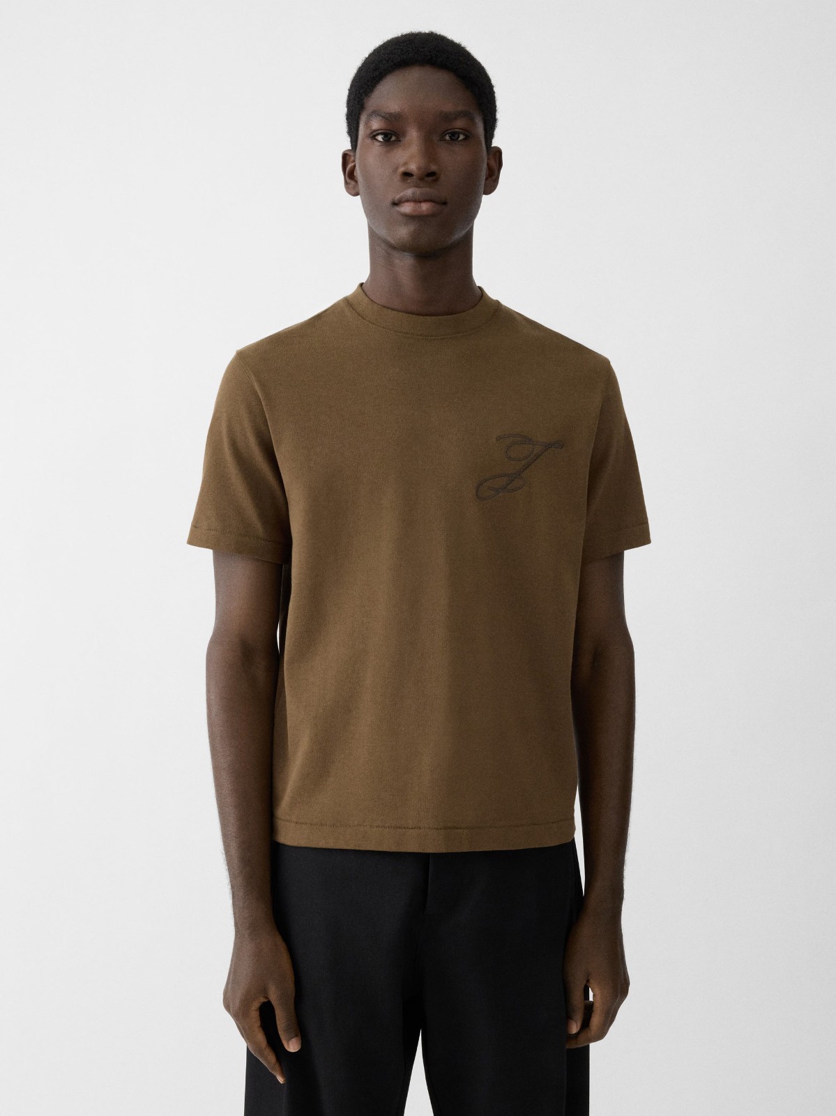 Unisex Jacquemus Khaki The Logo T-Shirt XS - XXL TSU00319AJ000226 gallery