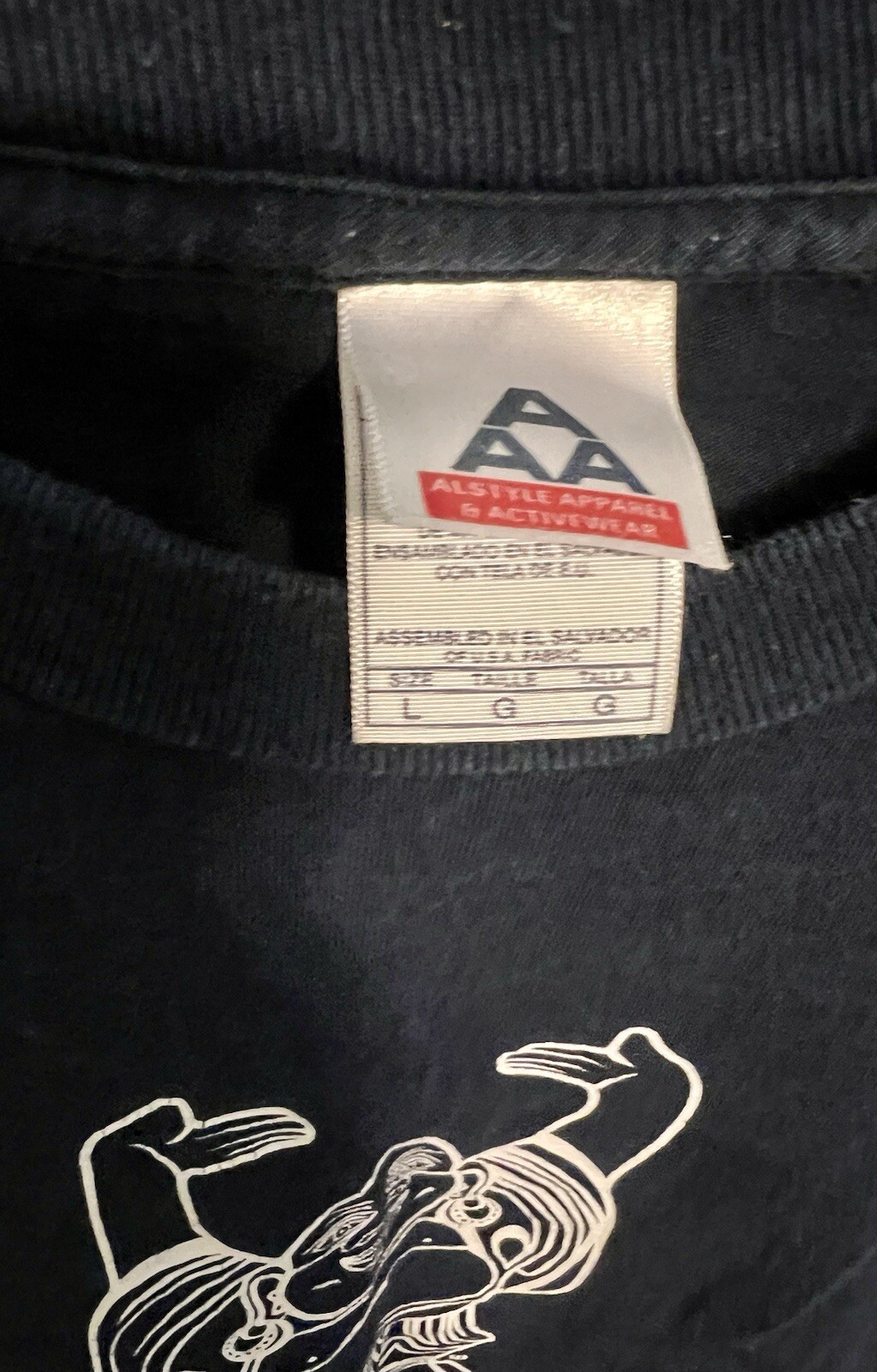 Active Wear "Buddalicious" T-Shirt MEN’s XL Blue Cotton Pullover FANTASTIC gallery