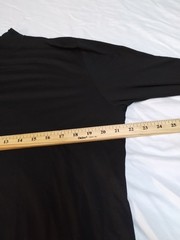 32 Degrees Heat Men’s Extra Large Black Light Weight Long Sleeve w/ Mock Neck