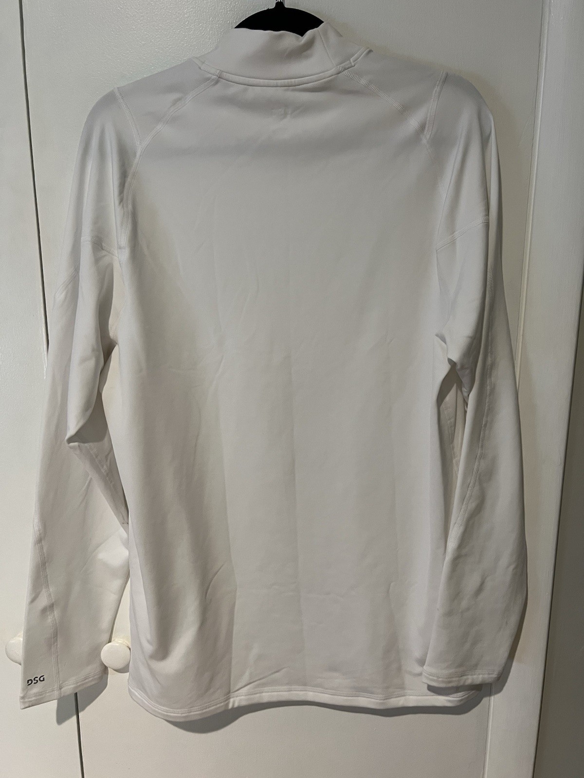 NWT DSG Men's Cold Weather Compression Crew Neck Top White Base Layer Size XL gallery