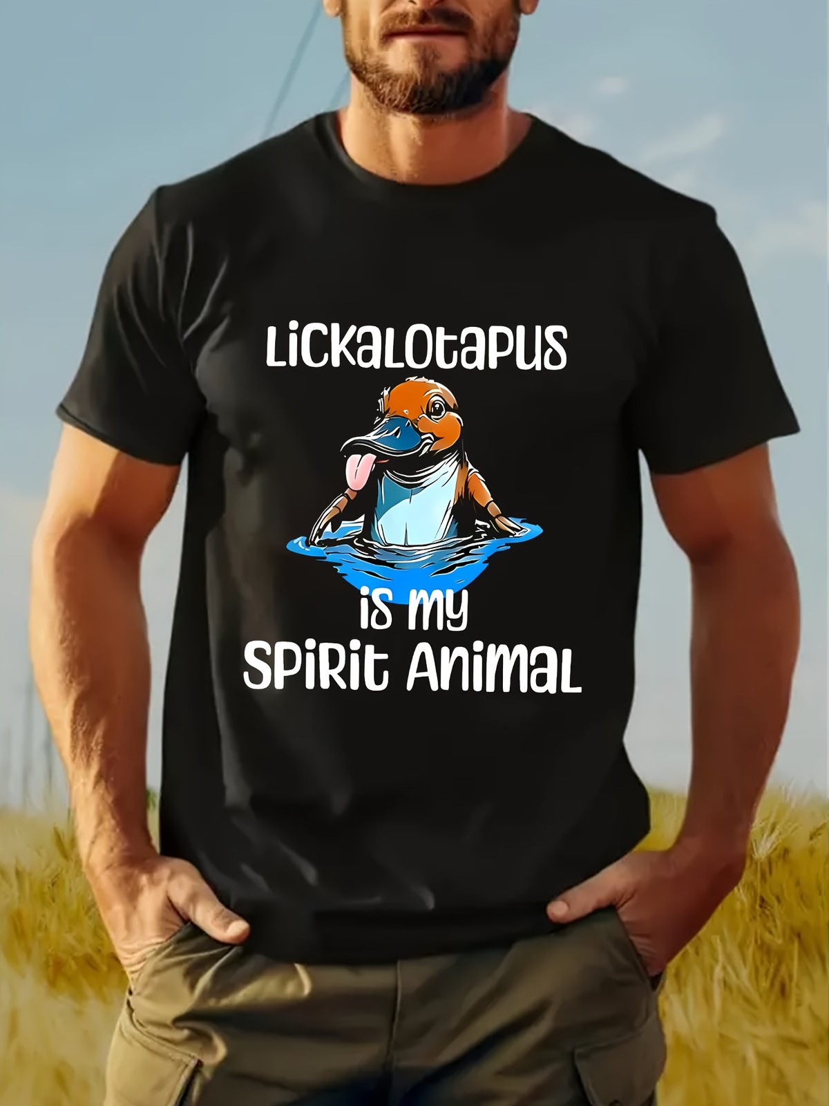 Lickalotapus Funny Duck T-Shirt – Edgy Sarcastic Humor Tee – Urban Streetwear gallery