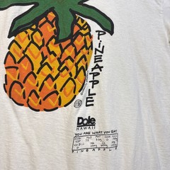 VTG Gravity Graphics Pineapple Shirt 21”x30” Fruit 90s You Are What You Eat Dole