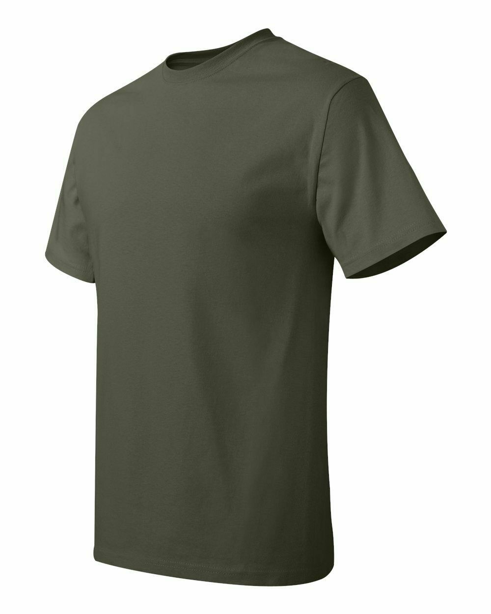 Hanes Authentic Men’s Plain Crewneck Short Sleeve Tagless T-Shirt – Size Varies