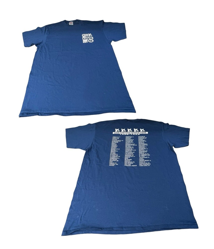 Vintage 90’s CNN New Source Live For 5 Single Stitch T Shirt Men’s Size XL USA