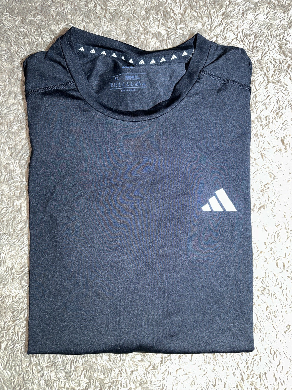 NEW Men's Adidas Black Active Tee Shirt Size XLarge Moisture Wicking gallery
