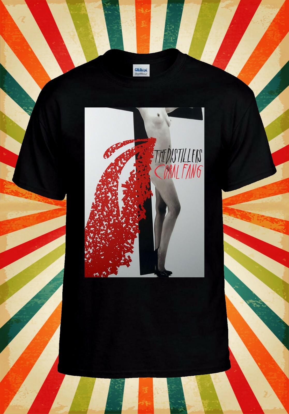 The Distillers Coral Fang Rock Punk Men Women Vest Tank Top Unisex T Shirt 2218