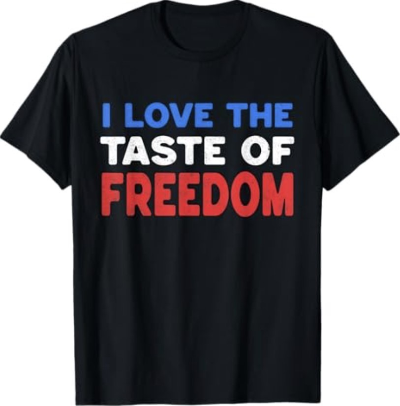 I Love The Taste of Freedom - Couples Matching 4th of July T-Shirt gallery