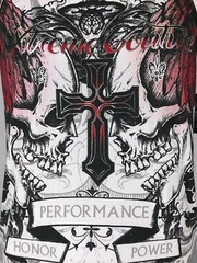 Xtreme Couture by Affliction Men’s Tank Top Shirt Carnivore Skull Biker S-3XL
