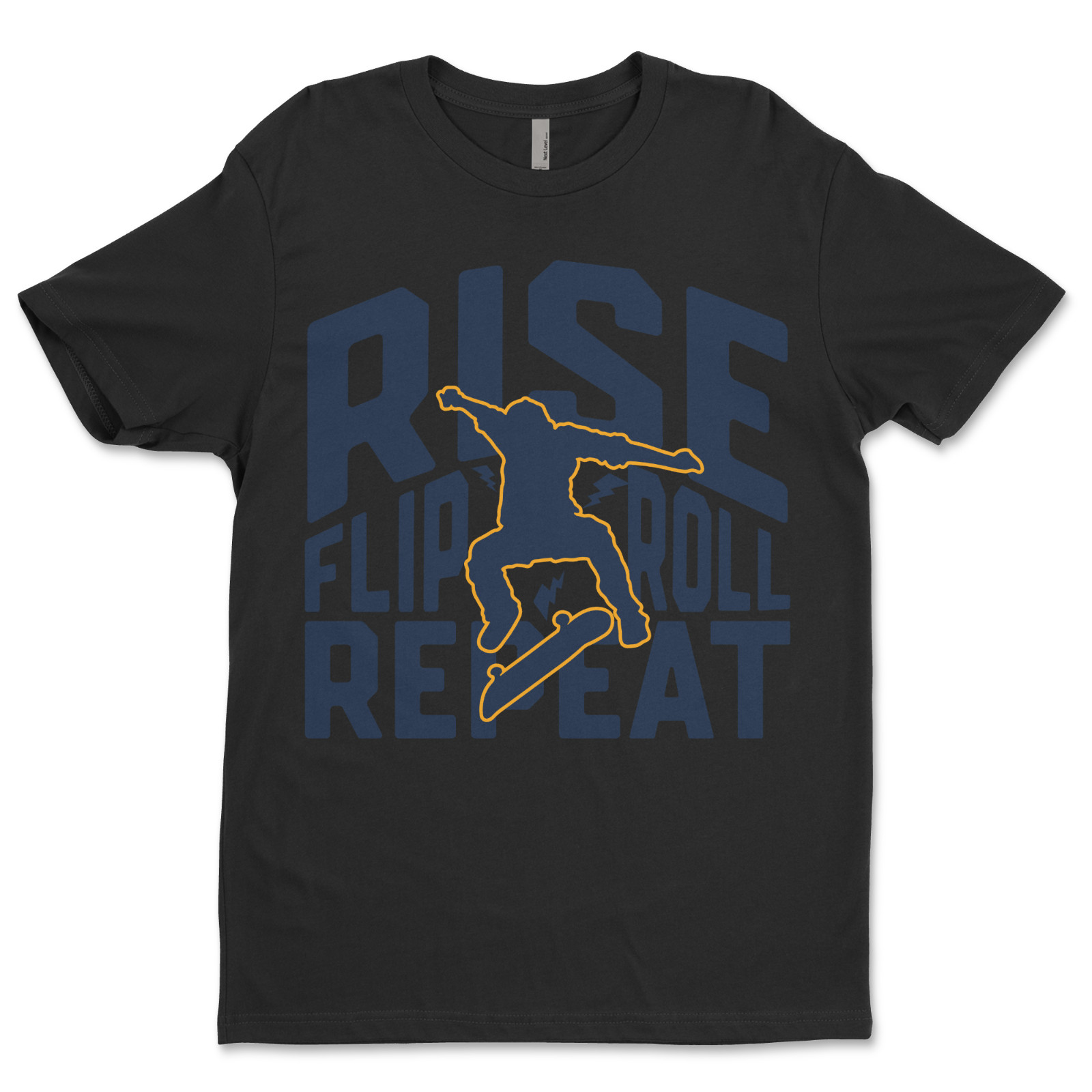 Custom T-Shirt Rise flip roll Dtf Print On Next Level T-Shirt unisex Soft Cotton gallery