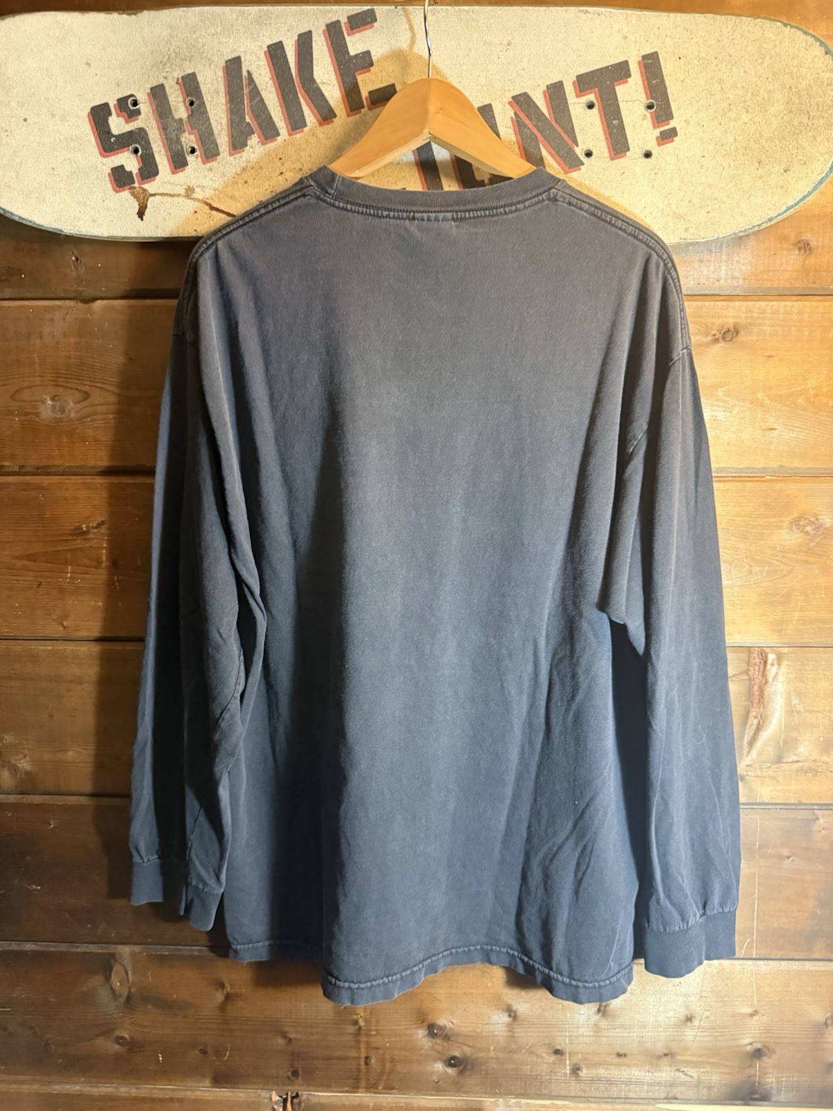 VTG Tony Alva Skateboarding Long Sleeve Faded Black Surf Skater Size XL gallery