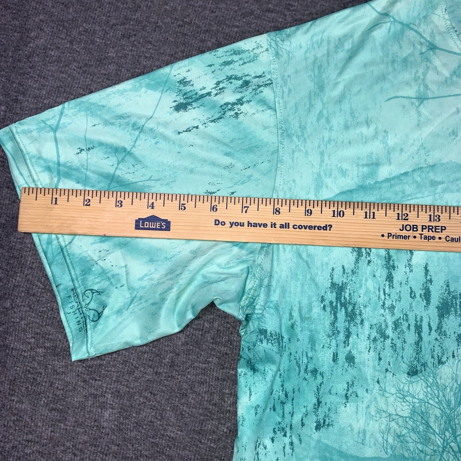 Habit Fishing Shirt Men's Medium Shockwave Green Short Sleeve Realtree NWT gallery