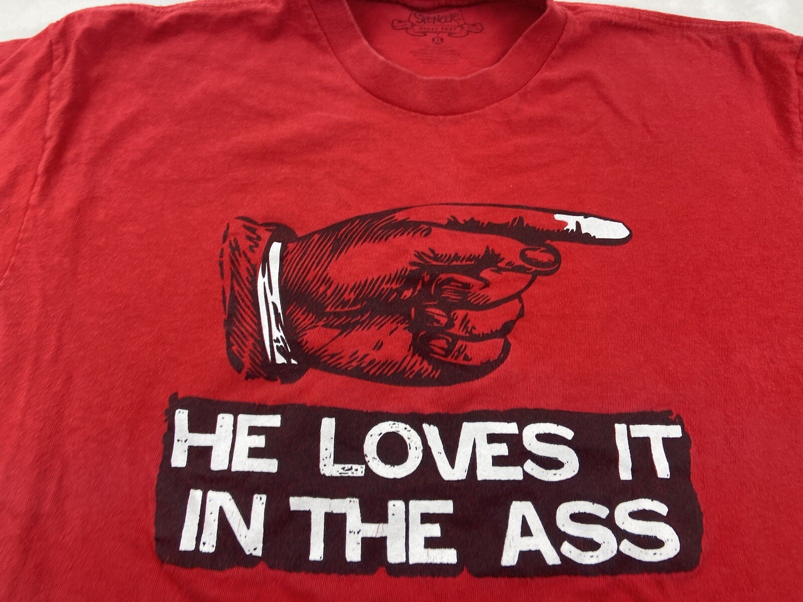 Spencer's Novelty Vintage Shirt Men's XL T Shirt He Loves It gallery