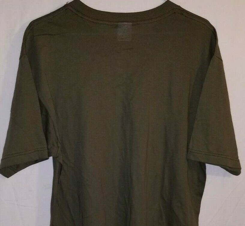 OG OLIVE GREEN USMC US MARINE CORP T SHIRT 100% COMBED COTTON SMALL gallery
