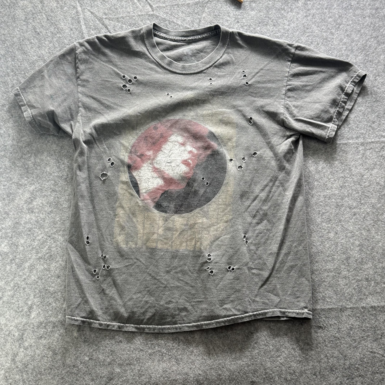 Goodie Two Sleeves Shirt Mens L Gray Jimi Hendrix Graphic Tee Distressed Rock gallery