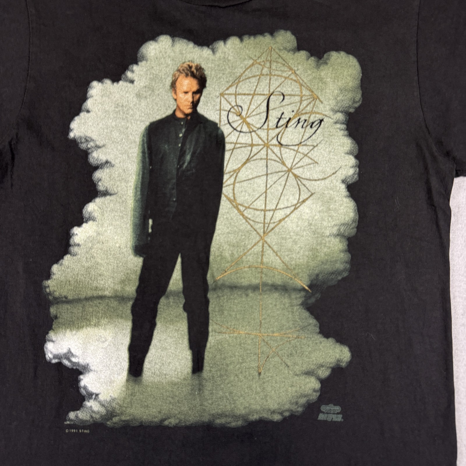 Hanes T-Shirt Men's M Black Sting Soul Cages Tour Band Music gallery