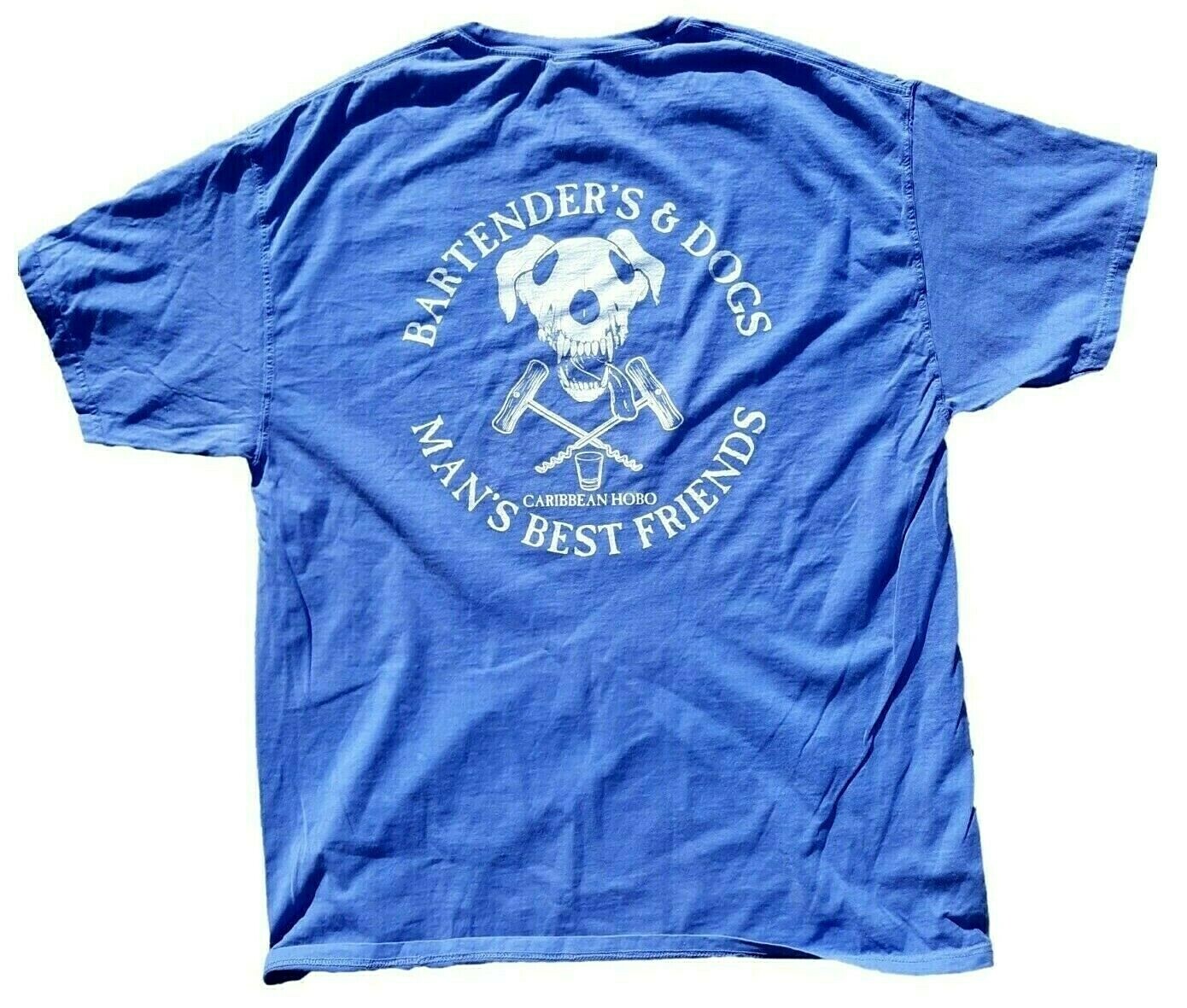 Caribbean Hobo Bartenders dogs T-shirt key west island drinks skull tropical rum gallery