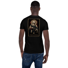 Volcom Gothic Saint Nun Rifle Graphic T Shirt Streetwear Skater Punk Tee