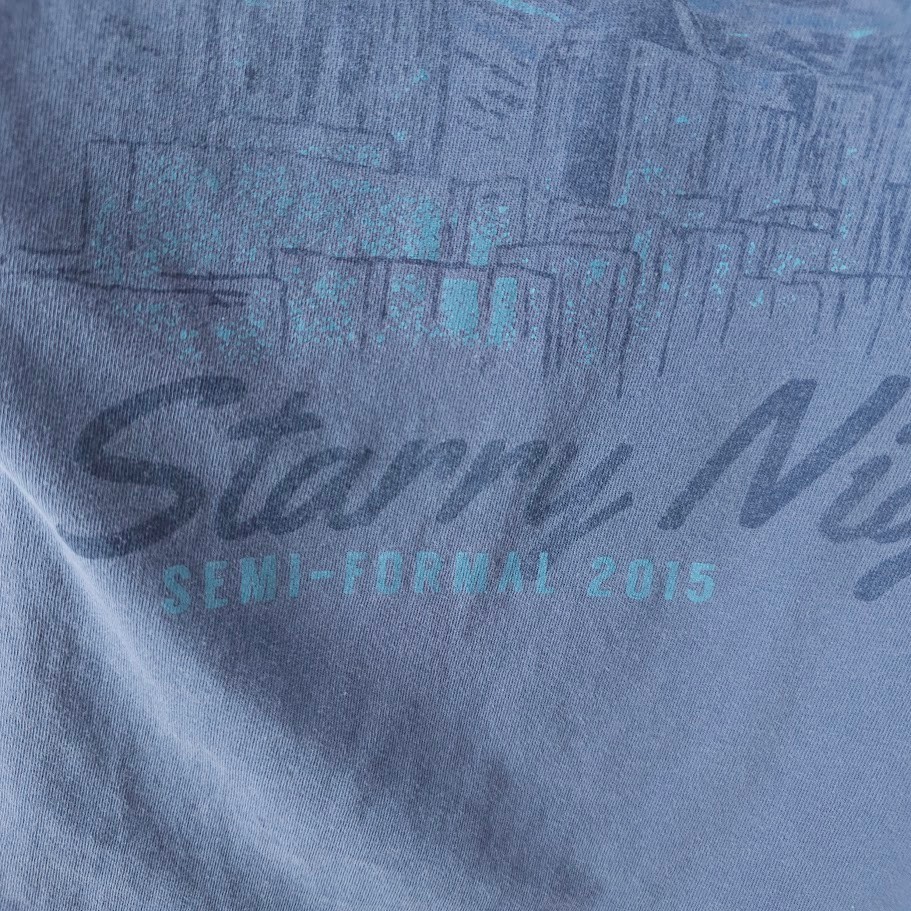 Vincent Van Gogh T Shirt Mens Size Large Blue Starry Night Phi Nu Semi Formal gallery