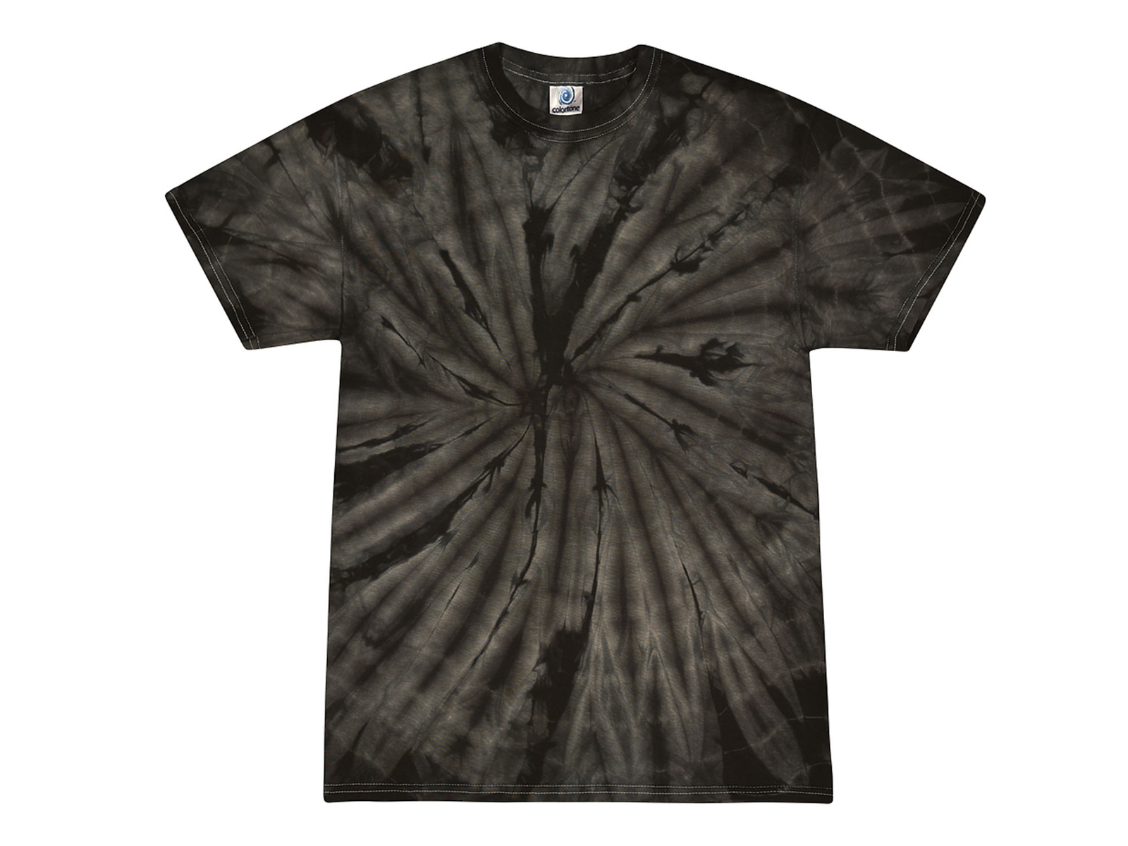 Black Tie Dye T-Shirts Adult & Kids S M L XL 2XL 3XL 4XL 5XL Cotton Colortone gallery