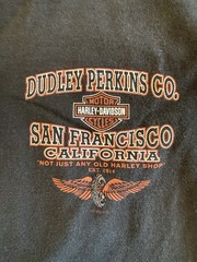 Harley Davidson Motorcycle vintage 90S San Francisco California T-Shirt Medium