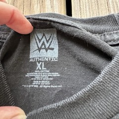 WWE Authentic John Cena Hustle Loyalty Respect Never Give Up Men Unisex XL