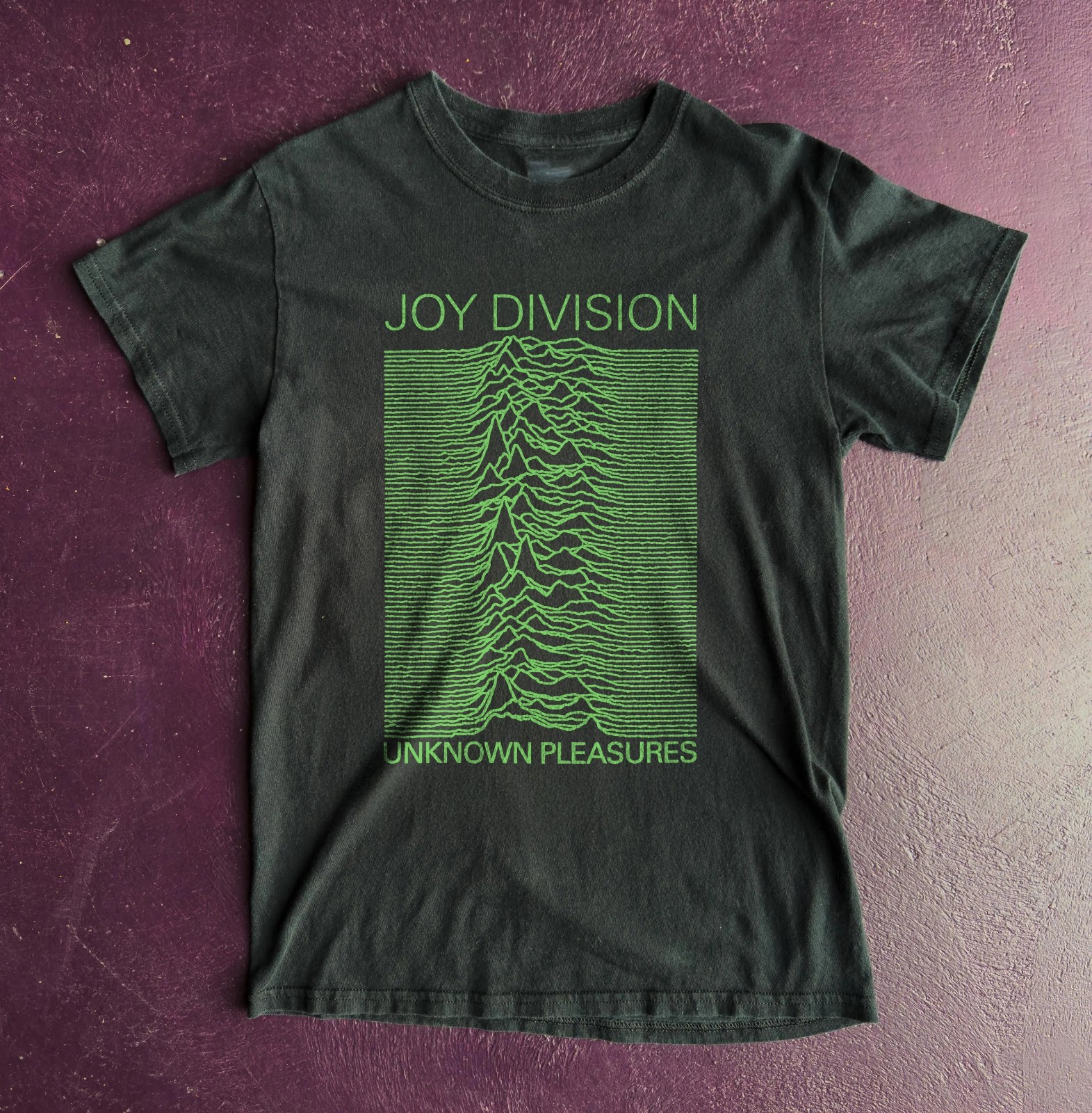 Joy Division Unknown Pleasures Retro Black Unisex T-Shirt Size S-5XL gallery