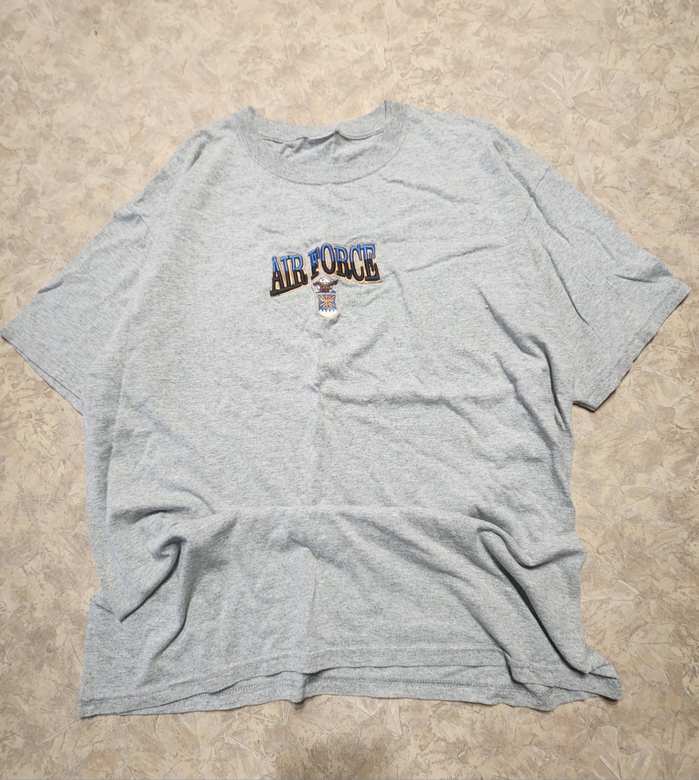 Embroirdered Air Force Grey Tshirt Size Unknown gallery