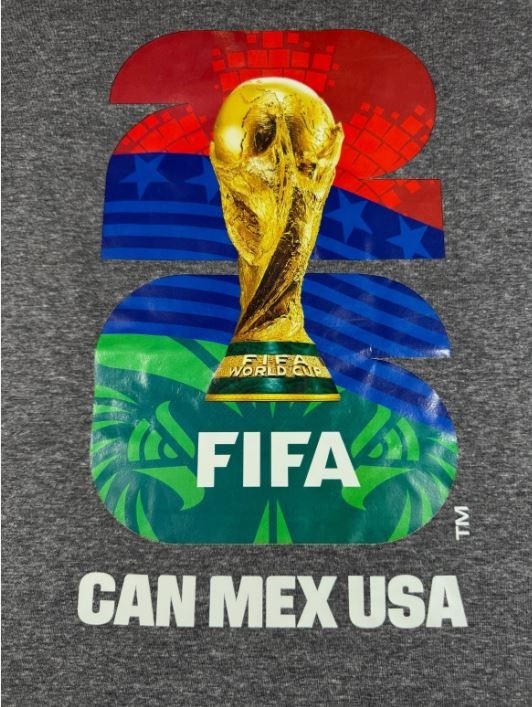 FIFA World Cup Official Licensed 2026 Dark Gray Soccer Fan T Shirt NWT gallery