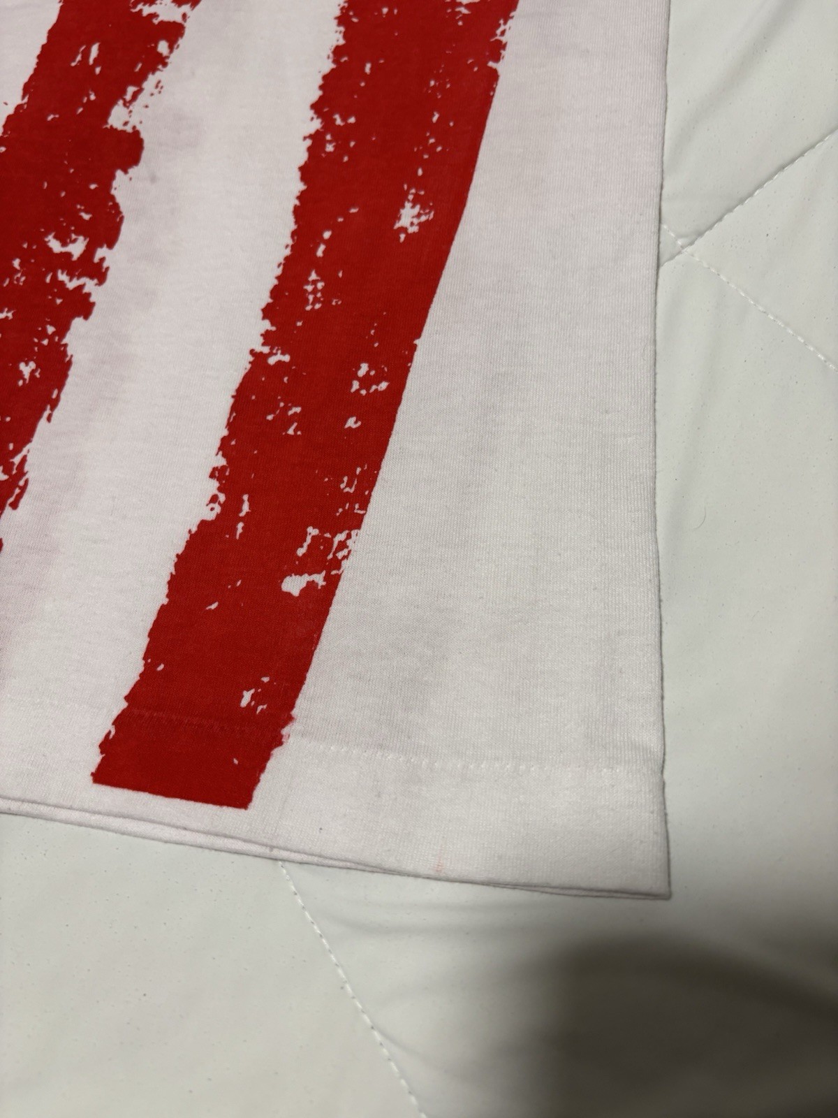 Vintage American Flag All Over Print T-Shirt Size OSFA AOP USA Patriotic July 4 gallery