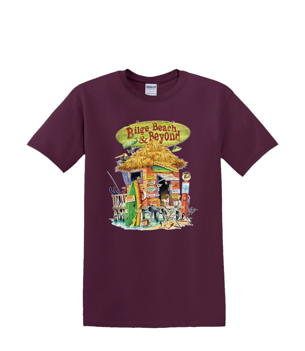 T-Shirt S to 2XL 3XL -BILGE BEACH bar resort tropical sand fun adult gallery