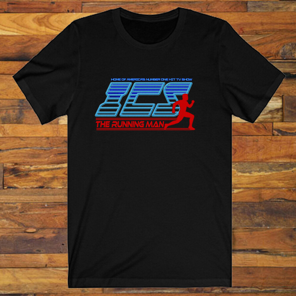 ICS Running Man TV Show Men’s Black T-Shirt S-5XL