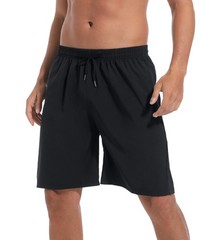 Kinglaman 5 Pack Mens Athletic Gym Workout X-Large, 3 Black 1 Blue 1 Gray