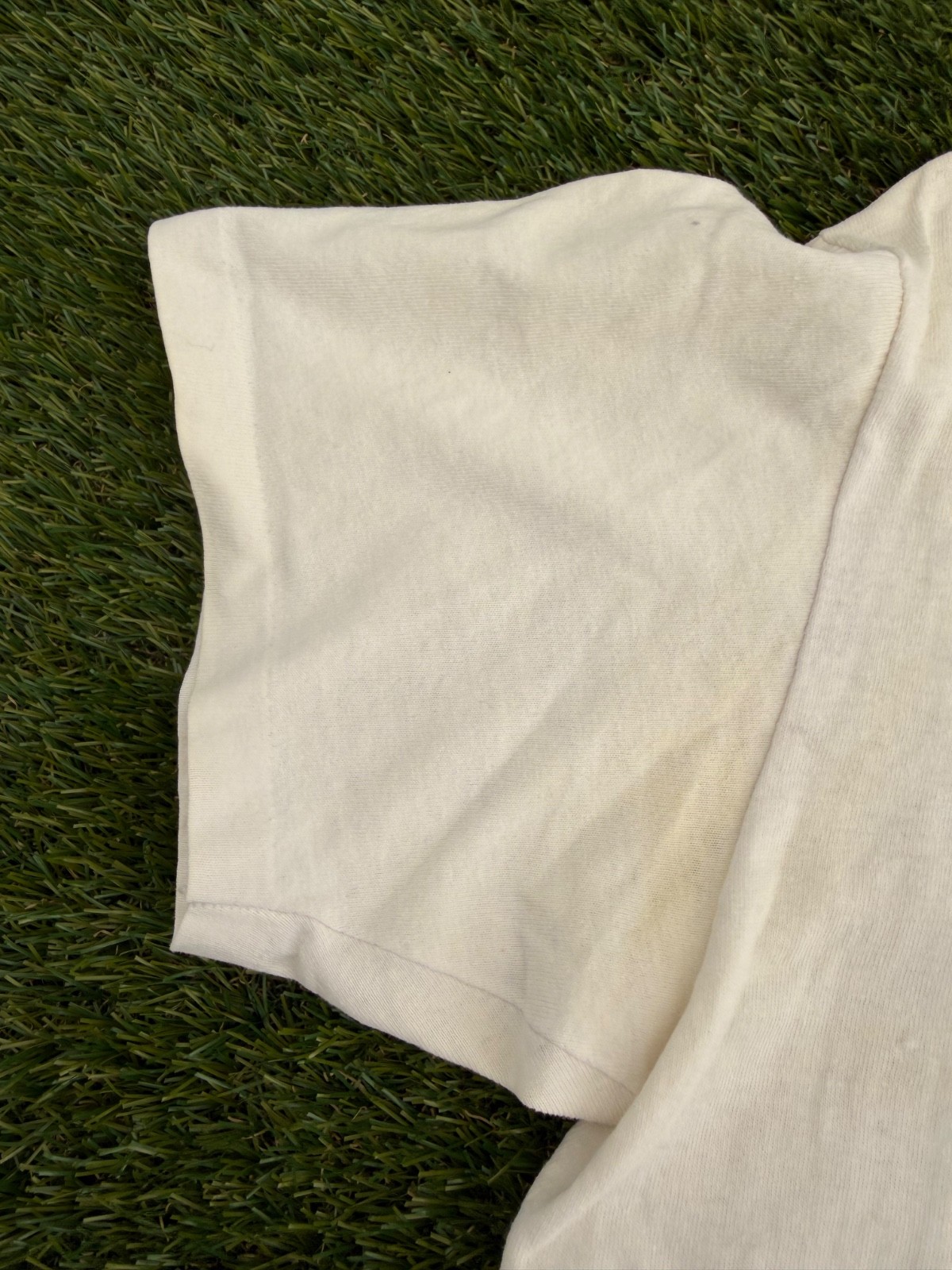 Vintage 80s Dallas Texas Distressed Men's Large White Stedman T-shirt Tee gallery