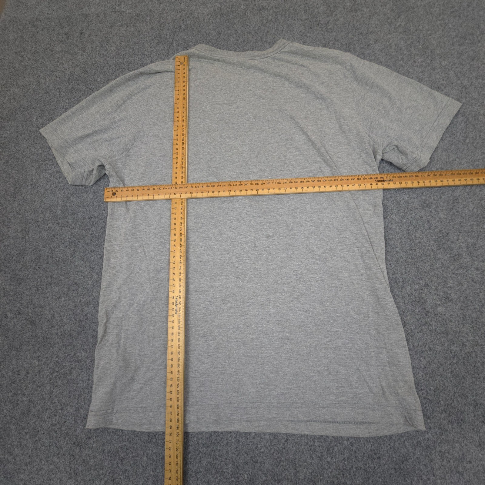 Nike Shirt Mens LARGE grey short sleeve cotton eagle 6.0 regular TShirt Size L gallery