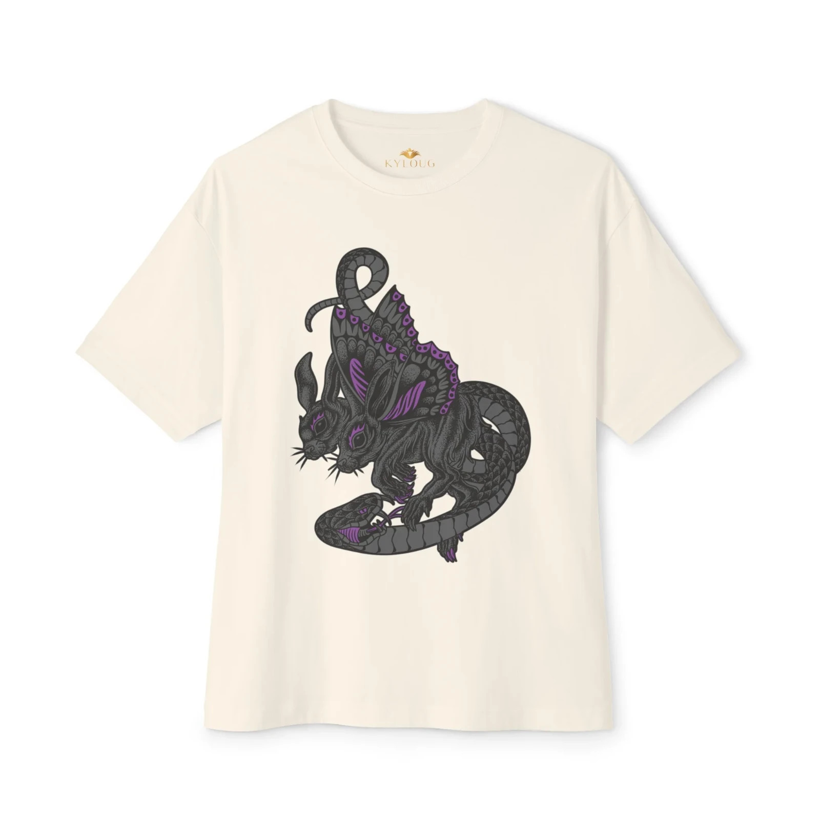 Men's Oversized Round Neck Streetwear T-Shirt Soft Cotton Casual Wear Comfort gallery