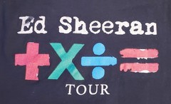 Ed Sheeran Mathematics Tour Black T-Shirt
