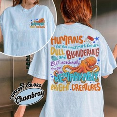 Remarkably Bright Creatures Marcellus Octopus Book Lover T-Shirt