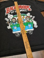 Shaka Wear Cheech Chong Backwoods Scooby Doo Tee XL Black