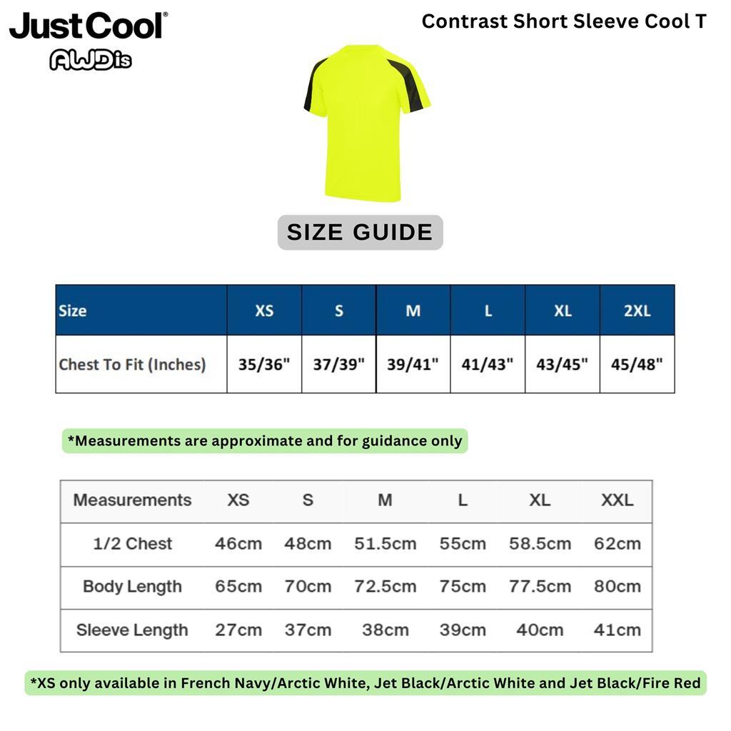 AWDis Mens Short Sleeve Polyester T Shirt, Cool Quick Dry Wicking Training Top gallery