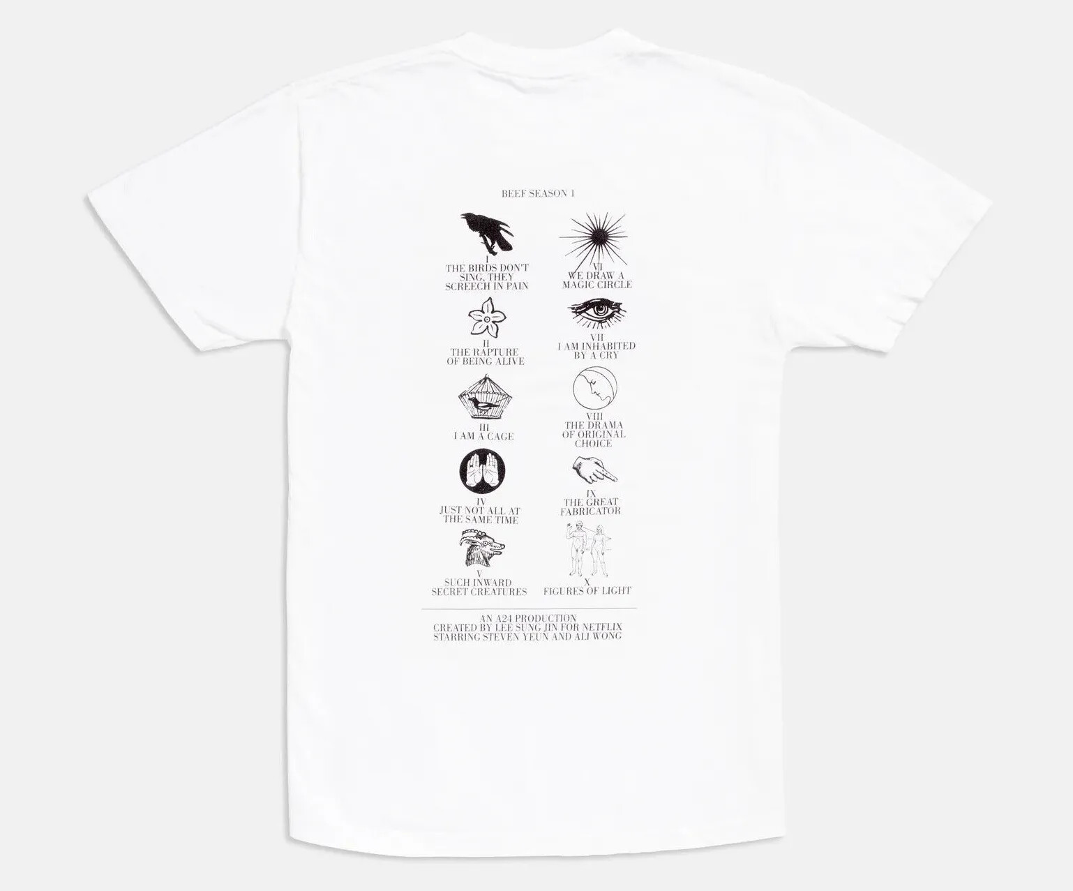 A24 Beef Season 1 T-Shirt Steven Yeun Ali Wong Netflix (Various Sizes) NWT gallery