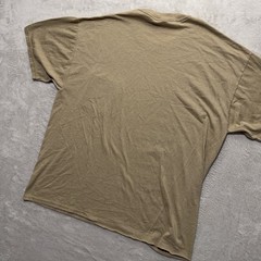 Vintage Daytona Beach FL Jerzees Pocket T Shirt Mens XL Tan Summer Ocean Y2k Tee